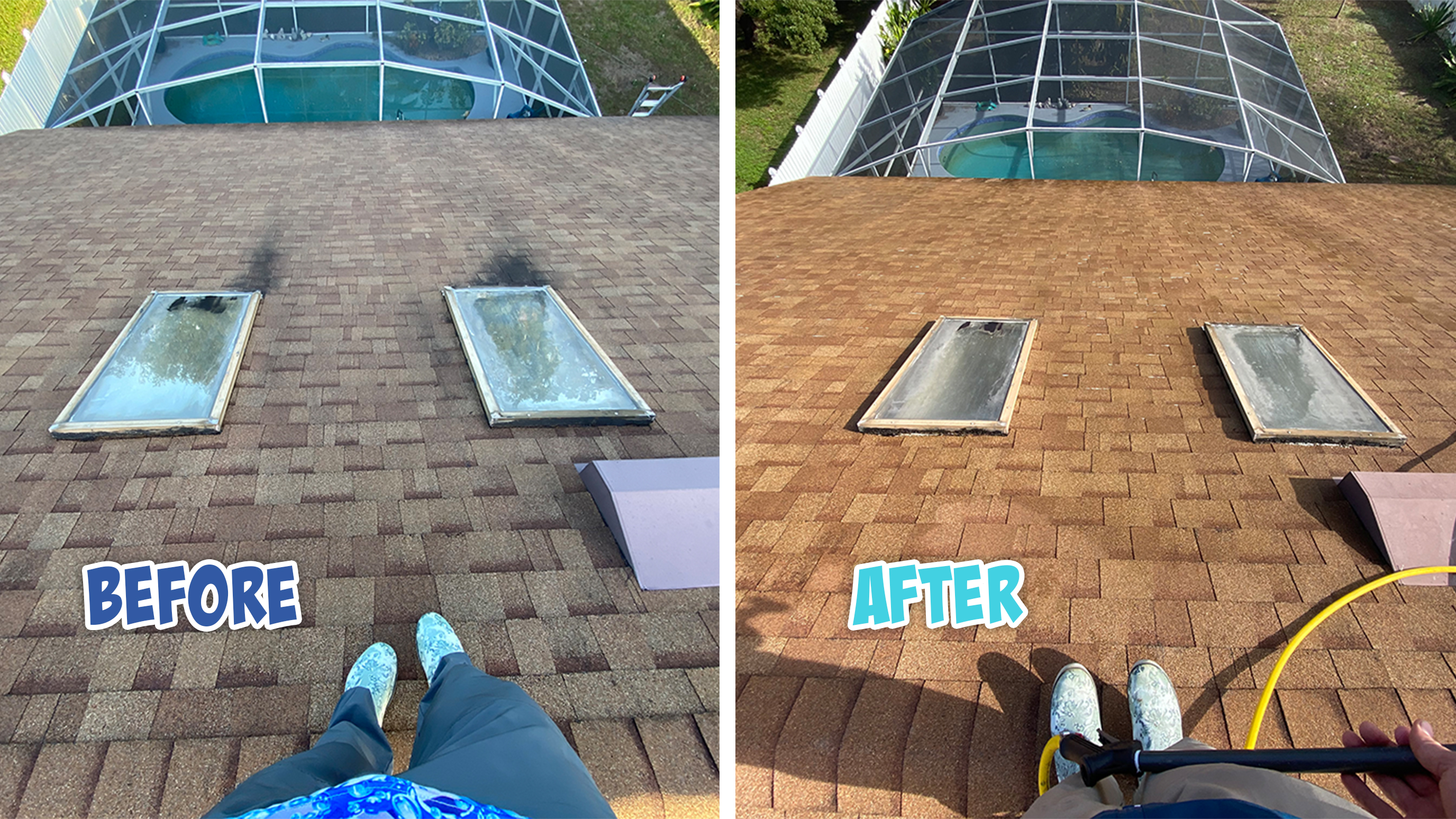 Roof Cleaning and House Washing in Hunters Creek, Orlando, FL